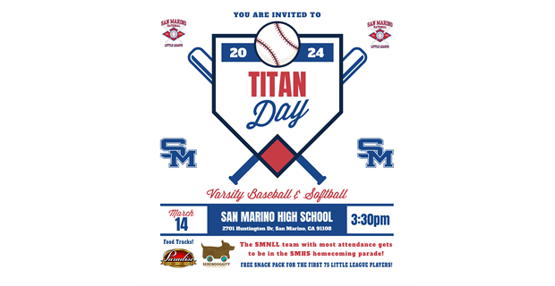 Titan Day is Thursday, March 14th!